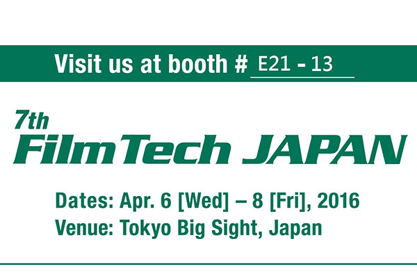 [Exposición] Japan Filmtech 2016 in Tokyo